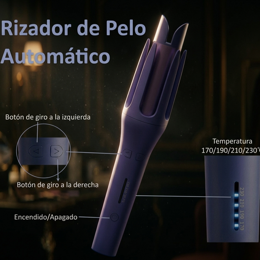 Rizador de Pelo 3 en 1 Profesional | Ondas, Rizos y Volumen Fácil