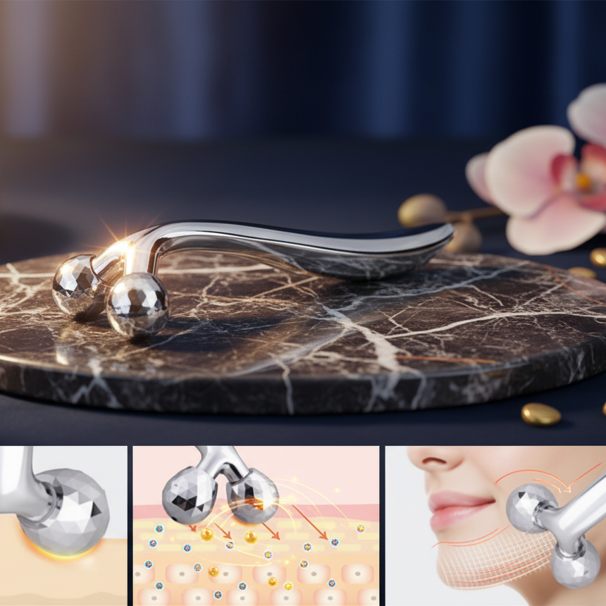 Masajeador Facial 3D – Mejora la Circulación y Reafirma la Piel