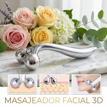 Masajeador Facial 3D – Mejora la Circulación y Reafirma la Piel