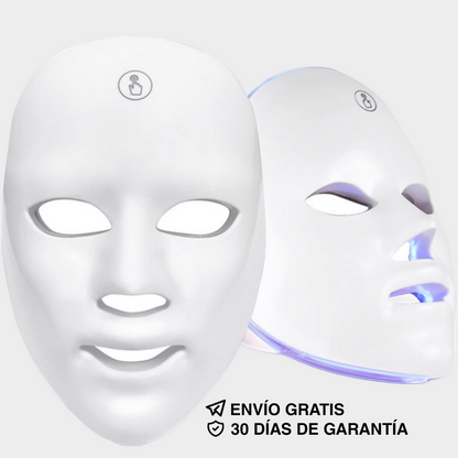 Máscara LED Facial 7 en 1 – Reduce Arrugas y Acné desde Casa
